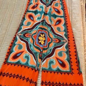 Rachel Zoe silky boho pants